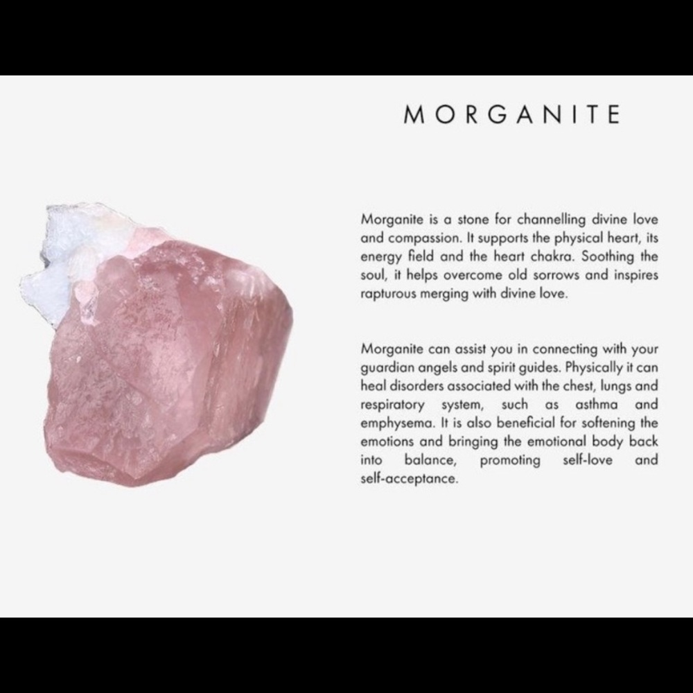 LAST ONE! Morganite Healing Crystals Rough Natural Raw - Picture 2 of 3